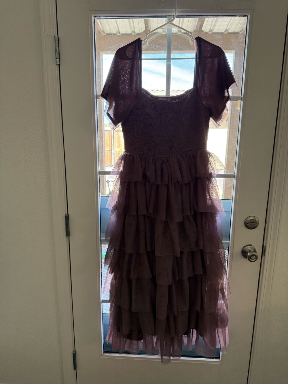 Baltic Born Plum Layered Midi Dress